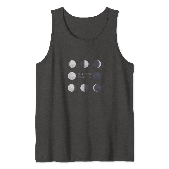 Cool Full Moon - Solar Eclipse, Moon Phases Total Tank Tops
