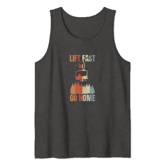Snowboarding Joke Tank Tops