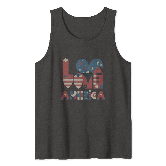 I Love America Tank Tops