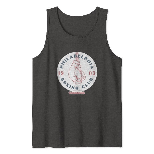 Philadelphia Boxing Club 1903 Sticker Tank Tops