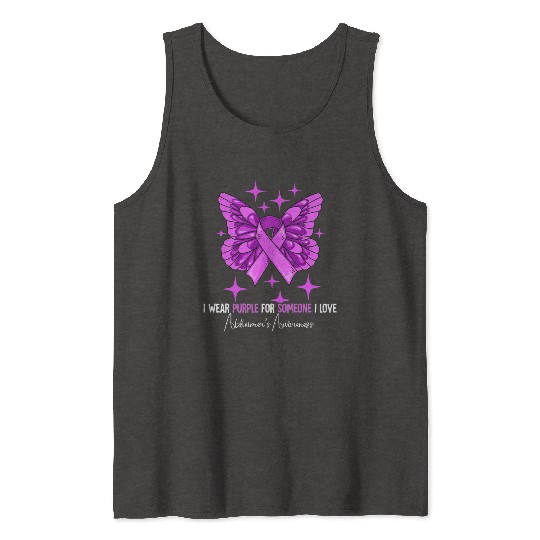 I Wear Purple Alzheimer's Awareness Tank Tops
