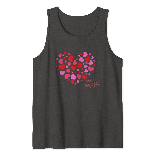 Hearts Love Mom 2 Tank Tops