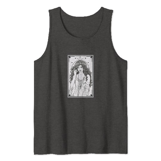 Tarot Card Astrology Occult Mystical Tank Tops