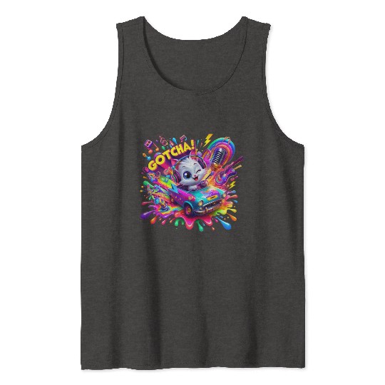 Galactic Vibes: Plosion of Splashes - GoTcha! Tank Tops