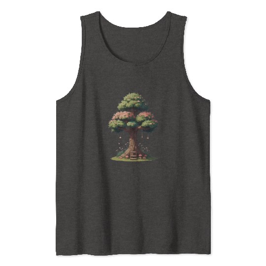 Colorful Tree Life is Really Good Tree Tank Tops