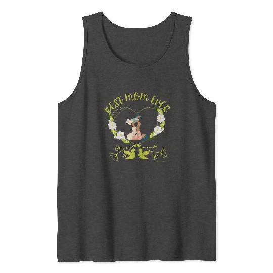 BEST MOM EVER MOTHER AND DAUGHTER DESIGN Tank Tops
