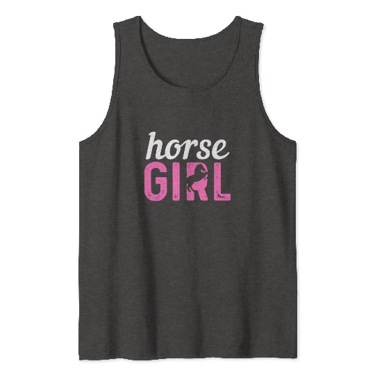 Equestrian Love Horse Racing Horse Farm Design Tank Tops