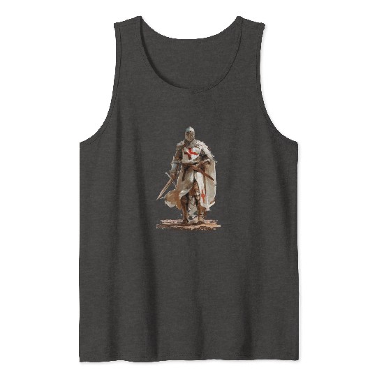 German crusader - Knight templar - Child of God Tank Tops