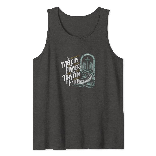 Prayer Songs Jesus Christ Religious Music Praise Tank Tops
