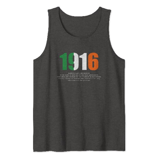 1916 Easter Proclamation Of The Irish Republic Tank Tops