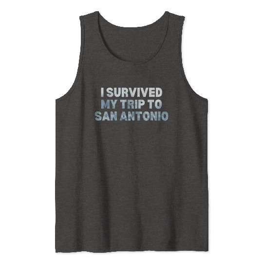 My Trip Traveler Vacation San Antonio Tank Tops