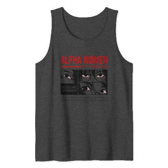 Anime eyes Streetwear Design Tank Tops