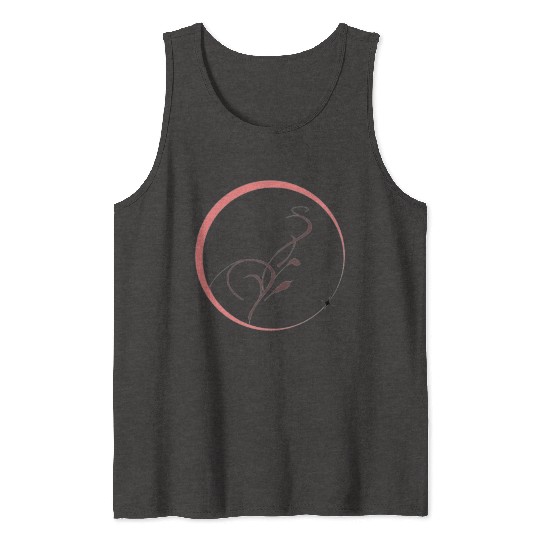 Elegant floral circle  Tank Tops