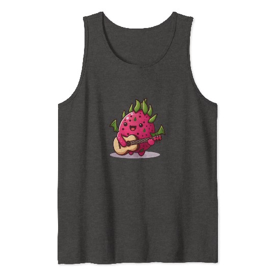 Dragon fruit plays guitar Tank Tops