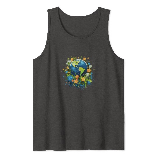 Respect Your Mother Earth Day Save Our Planet Tank Tops