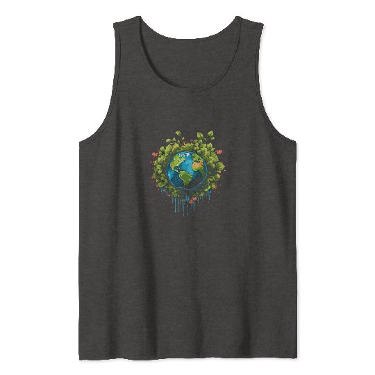Respect Your Mother Earth Day Save Our Planet Tank Tops