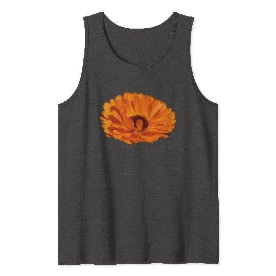 orange flower marigold Tank Tops