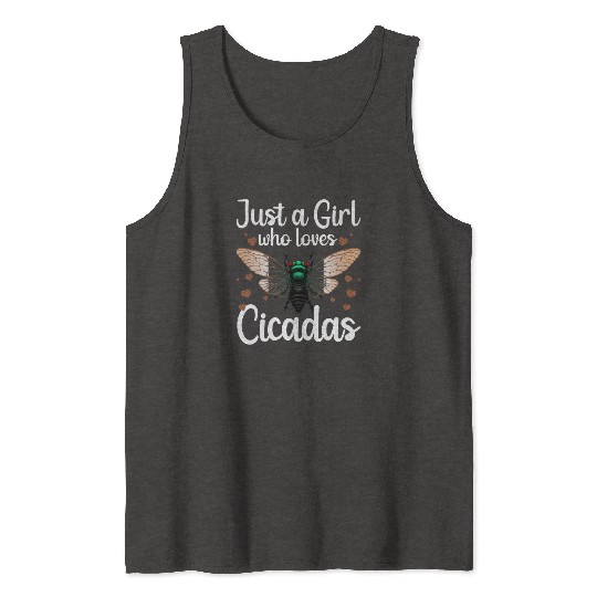 Cicadas Art Insect Lover Cicada Tank Tops