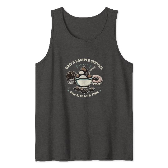 Dad's Sample Service One Bite at a Time Tank Tops