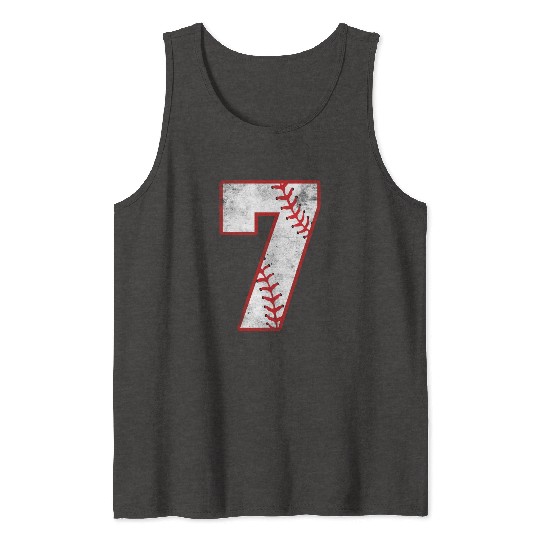 "Vintage 7: Classic Baseball Tank Tops"