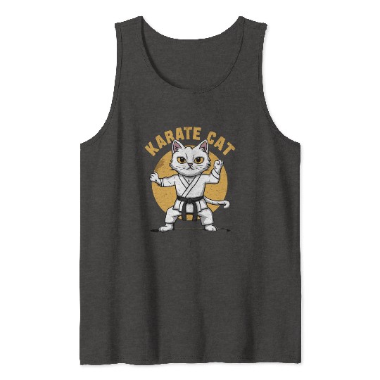 cat Brazilian jiu jitsu Tank Tops