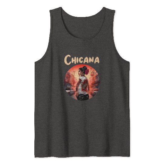 Chicana Lowrider Clothes Mexican American Tank Tops