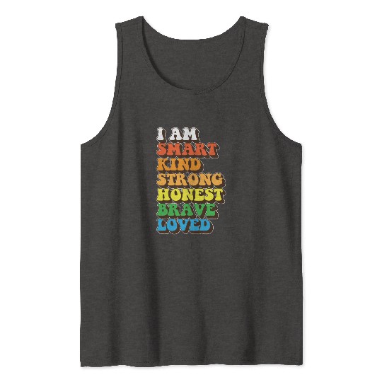 Daily Affirmation Uplifting Quotes Positive Tank Tops