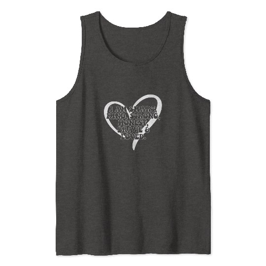 Daily Affirmation Uplifting Quotes Positive Tank Tops