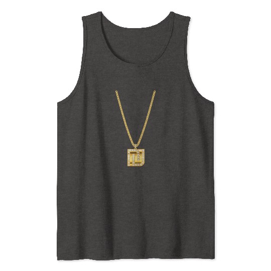 Hip Hop Chain with Shekel Tank Tops