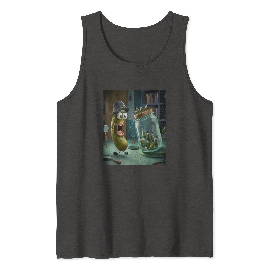 Funny Pickle Surprise Cucumber Pickles Tank Tops
