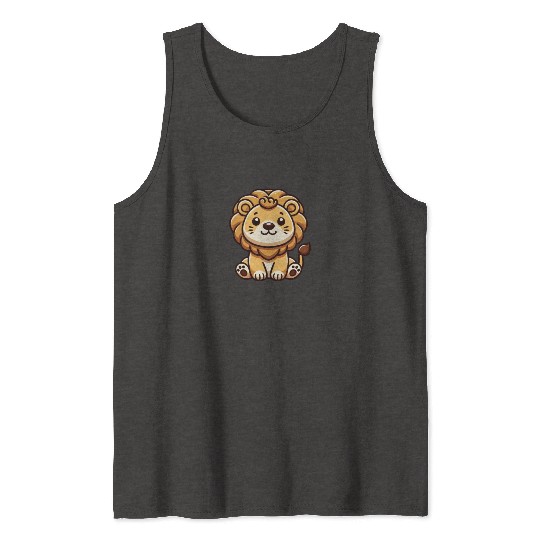 Lion Cute Animals For Kids Lion King Tank Tops