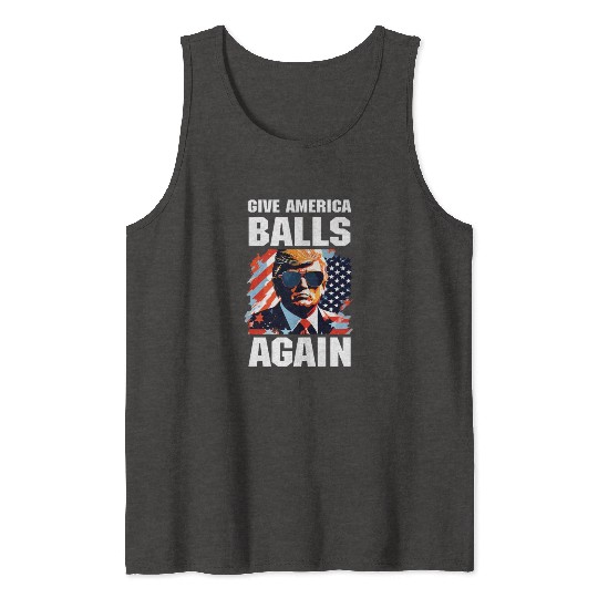 America Trump 2024 Patriotic Republican Tank Tops