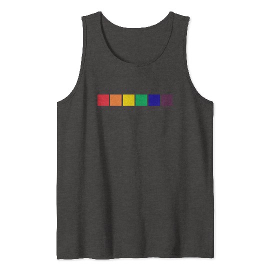 LGBT COLOR PANTONE PALLETE GAY COMMUNITY DESIGN Tank Tops