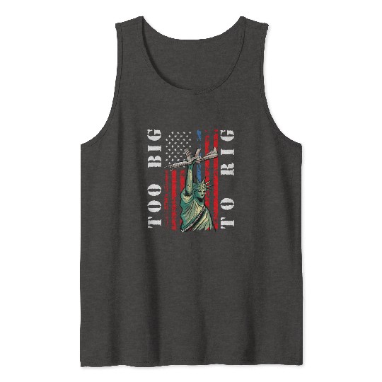 Too Big to Rig 2024 Trump Saying Trump 2024 Tank Tops