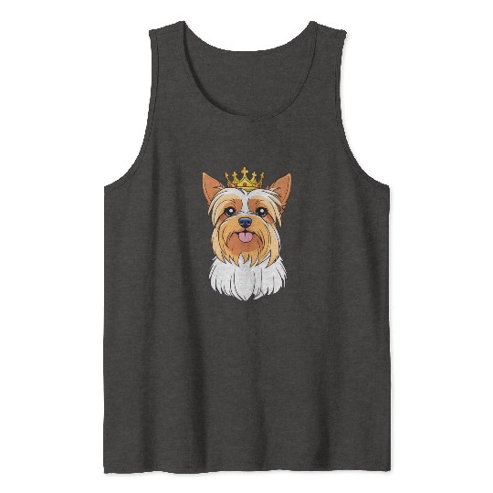 "The crowned ones" - Yorkshire Terrier Tank Tops