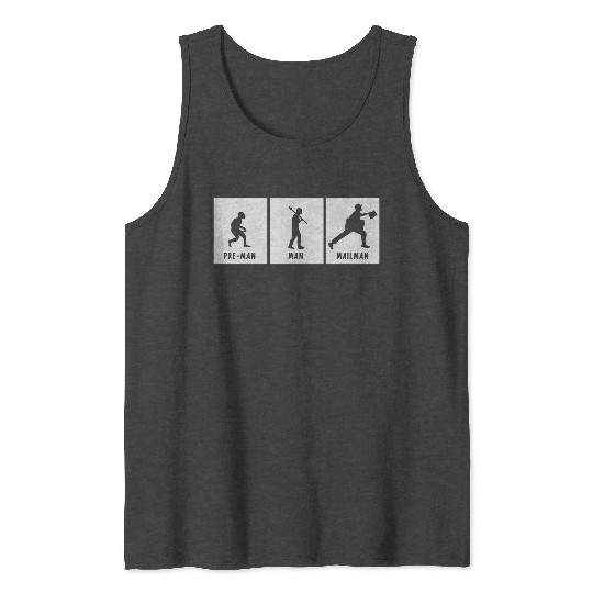 Humor Joke Hilarious about Postman Evolution Of Ma Tank Tops
