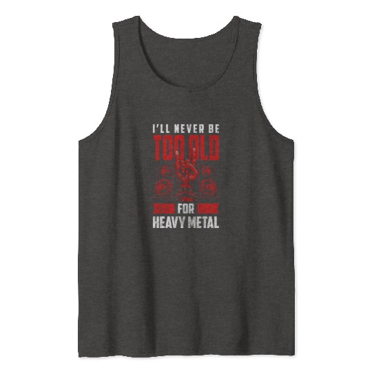 Rock and Roll Music Metalhead Tank Tops