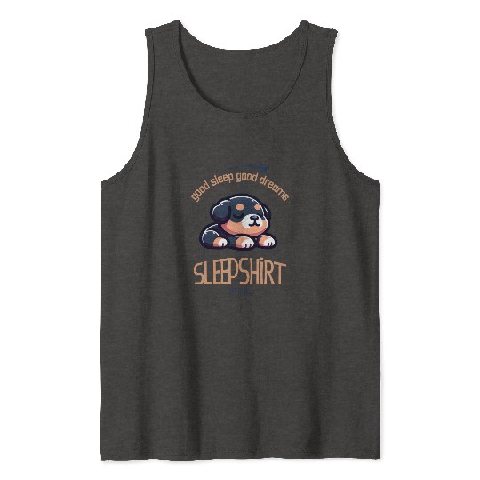 Puppy Dog Official sleepshirt good night Tank Tops