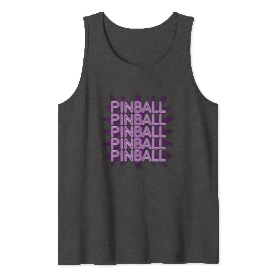 Pinball Purple Neon Tank Tops