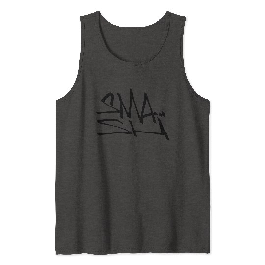 Smash graffiti tag Tank Tops