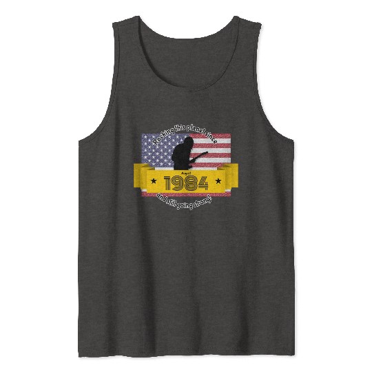 40th birthday Rocking this planet since 08/1984 Tank Tops