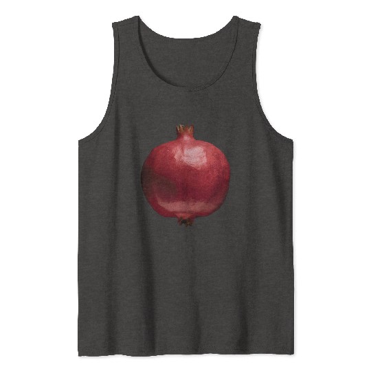 Pomegranate Realistic Tank Tops