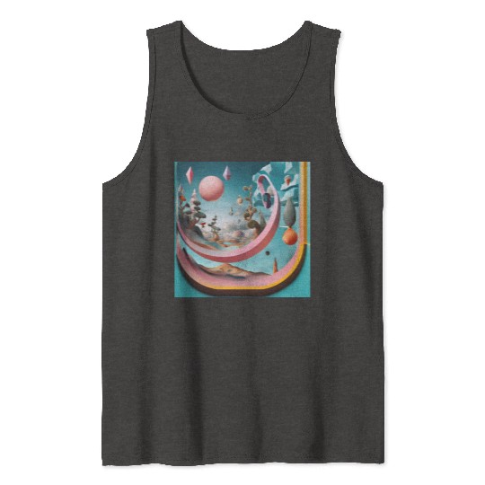 3D Surrealism Artwear Tank Tops