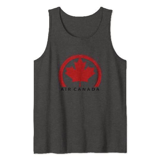 Stylish Air Canada Airline Design Tank Tops