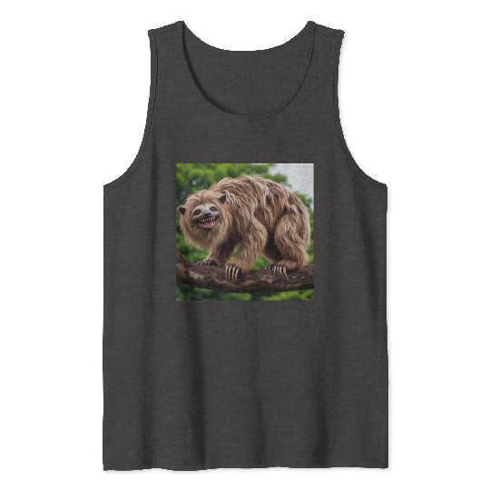The hyena-sloth Tank Tops