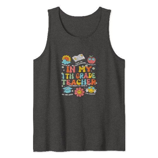 In My 1th Grade Teacher Era Back To School Retro T Tank Tops