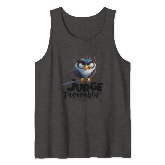 Funny Sarcasm Owl – Funny Saying Humorous Pet Tank Tops