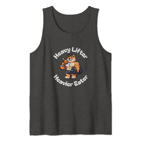 Chow Chow Dog Gym Food Cute Tank Tops