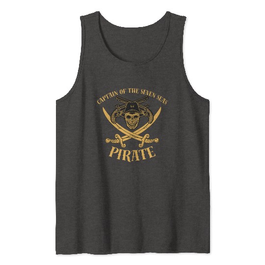 Pirate of the seven sea Tank Tops