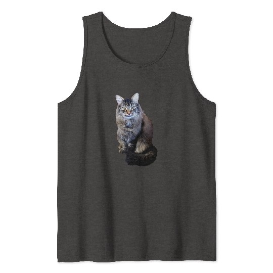 Indie the Cute Cat Tank Tops